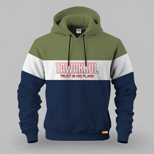 Tawakkul Trust In His Plans  | Kangaroo Hoodies | Pre Winter Sale