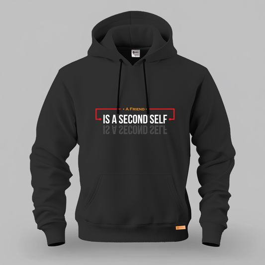 A Friend Is A Second Self | Kangaroo Hoodies | Pre Winter Sale