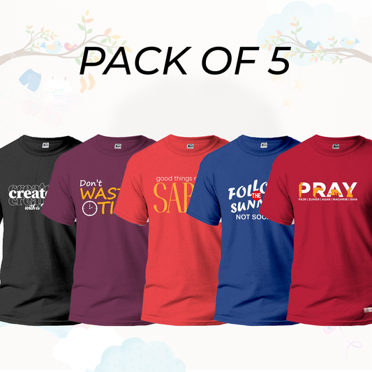 Pack of 5 Kids Shirts