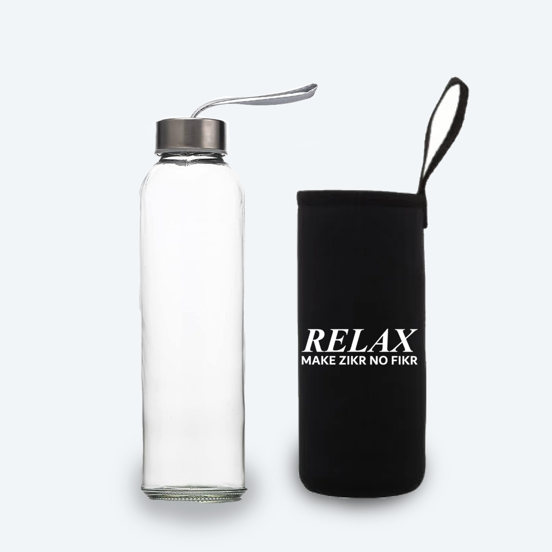 Glass Water Bottle