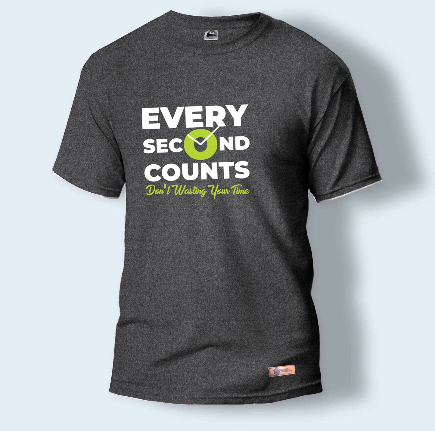 Every Second Counts | Round Neck T-Shirt for Men