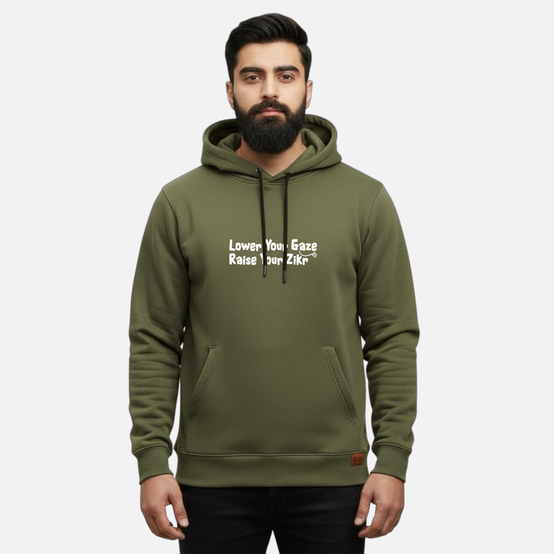 Lower Your Gaze, Raise Your Zikr | Kangaroo Hoodies
