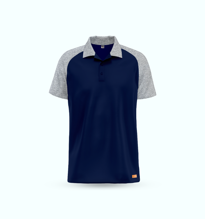 Plain Raglan Polo Shirt