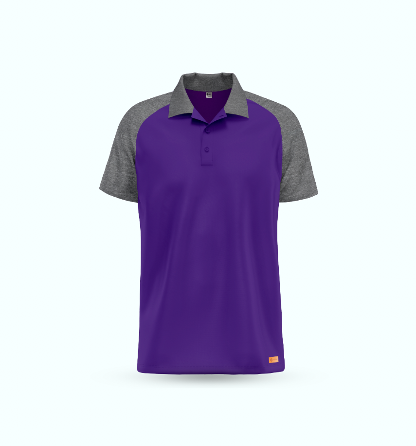 Plain Raglan Polo Shirt