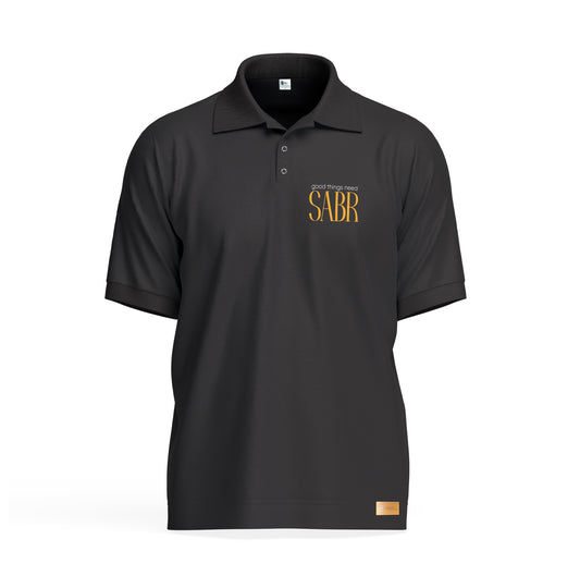 Good Things need Sabr Polo Shirt