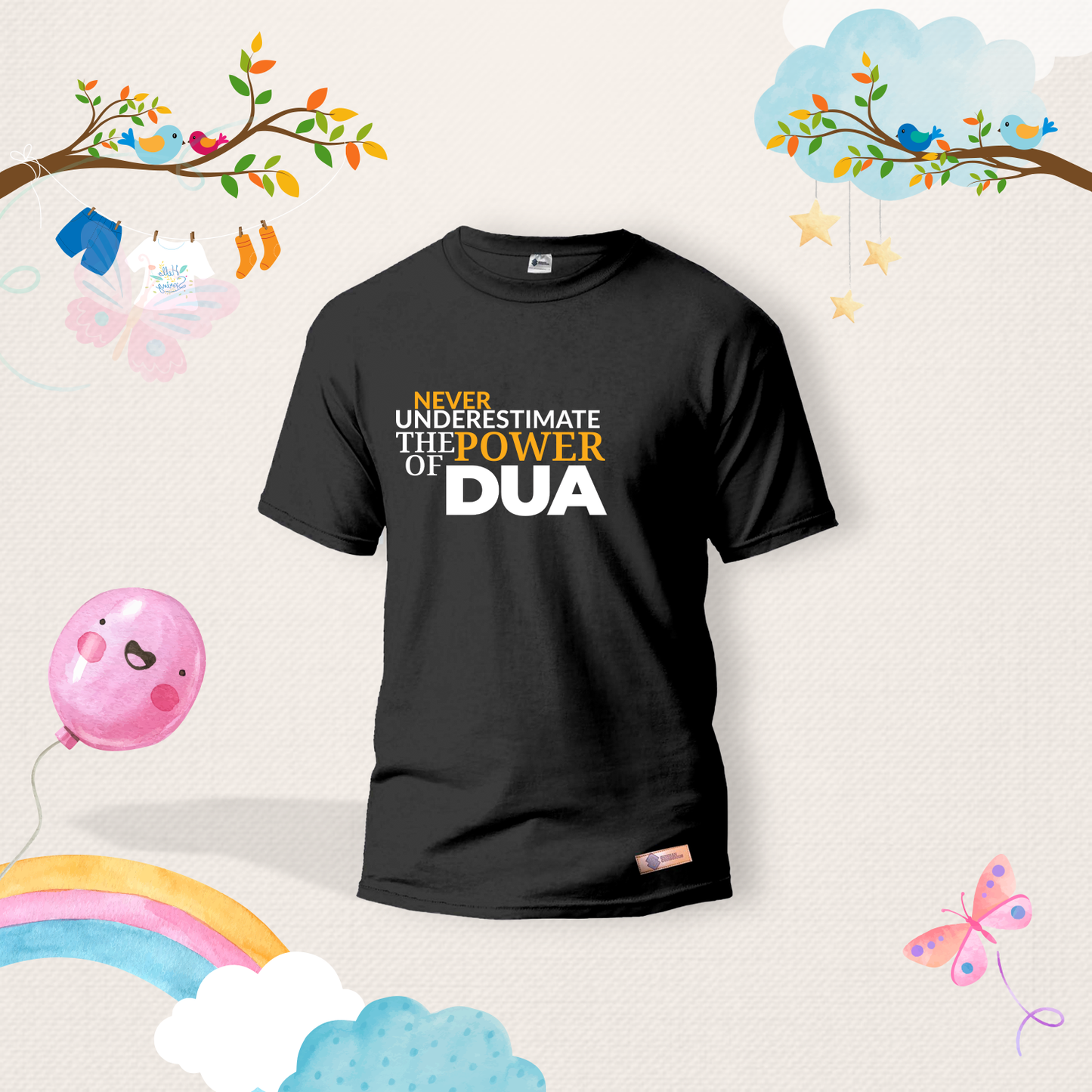 Never Underestimate The Power Of Dua Kids Shirts