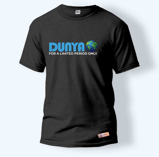 Dunya For A Limited Period Only | Round Neck T-Shirt for Men