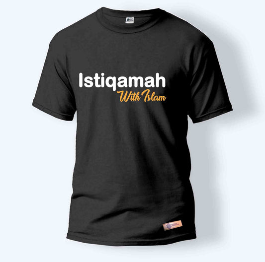 Istiqamah With Islam | Round Neck T-Shirt for Men
