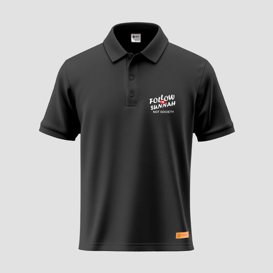 Follow The Sunnah Not Society Polo Shirt