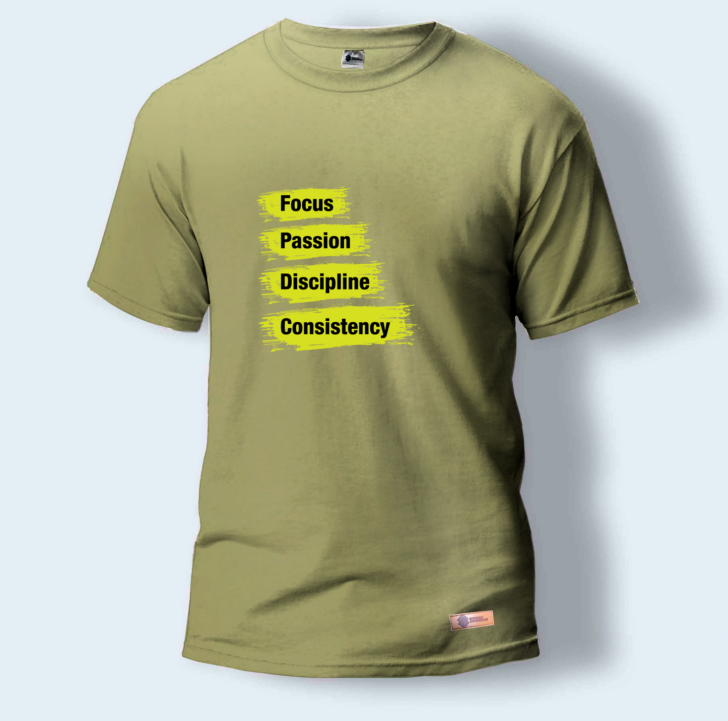 Focus, Passion, Discipline and Consistency | Round Neck T-Shirt for Men