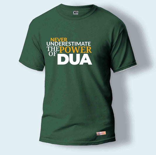 Never Underestimate The Power Of Dua | Round Neck T-Shirt for Men