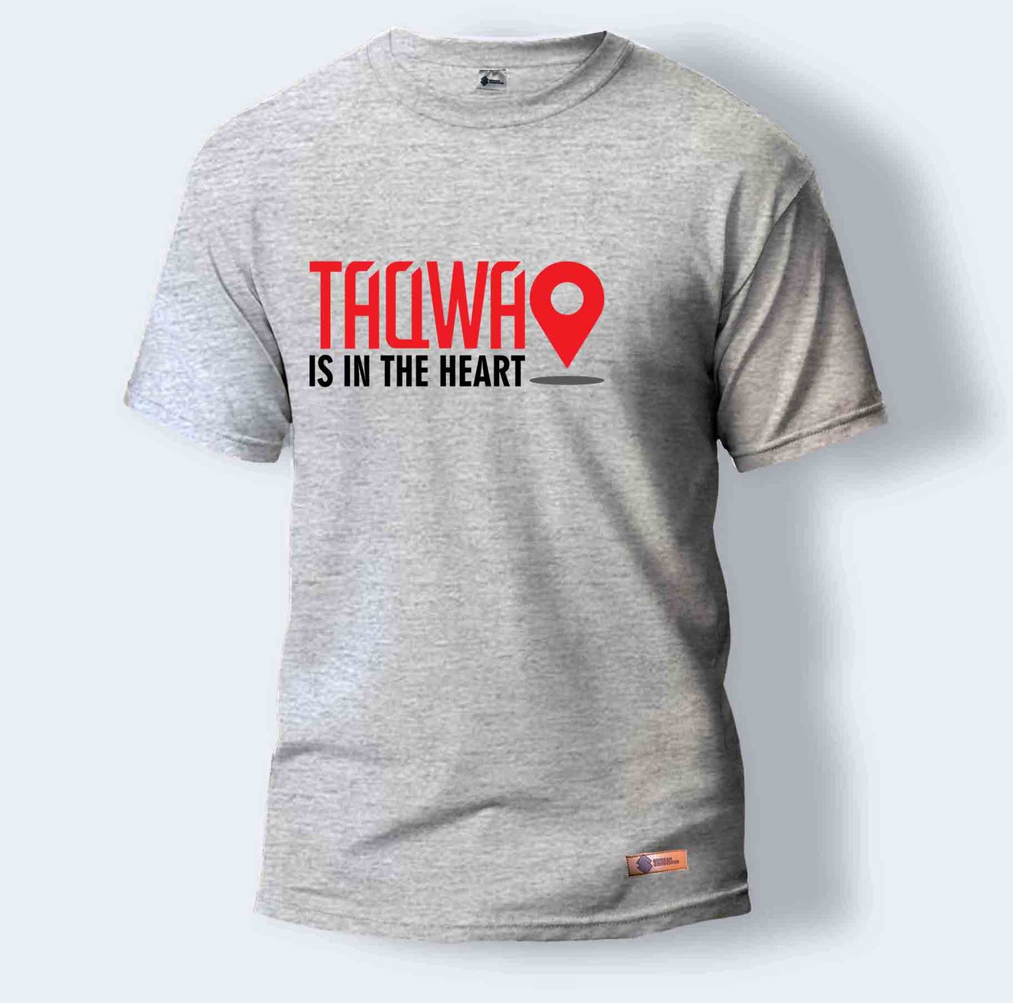 Taqwa is in the Heart | Round Neck T-Shirt for Men