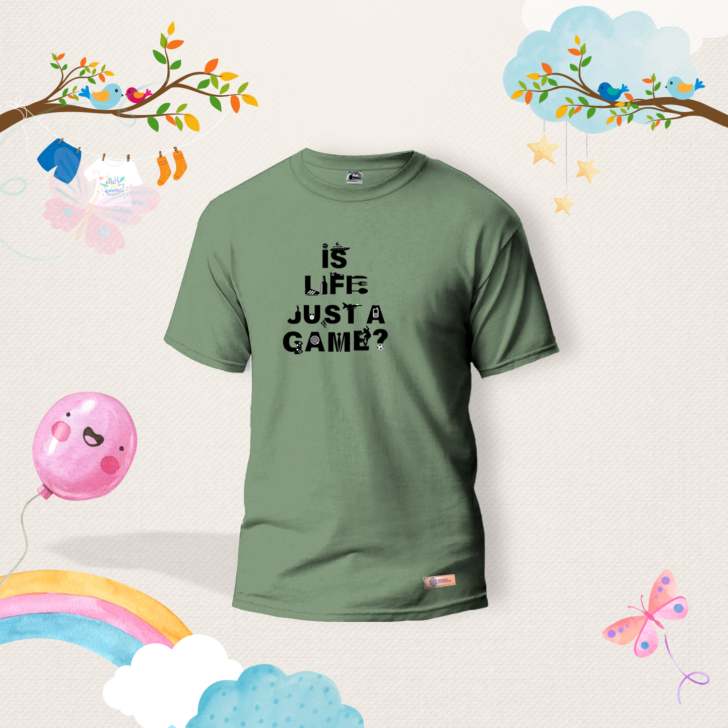 Is Life Just A Game Kids Shirts