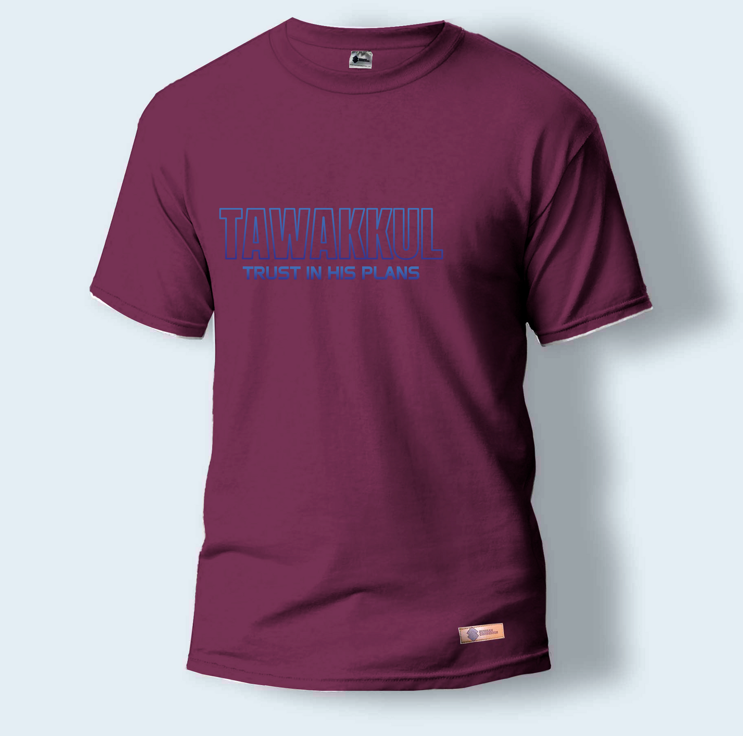 Tawakkul Trust In His Plans | Round Neck T-Shirt for Men