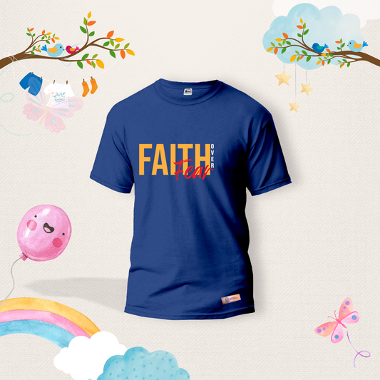 Faith Over Fear Kids Shirts