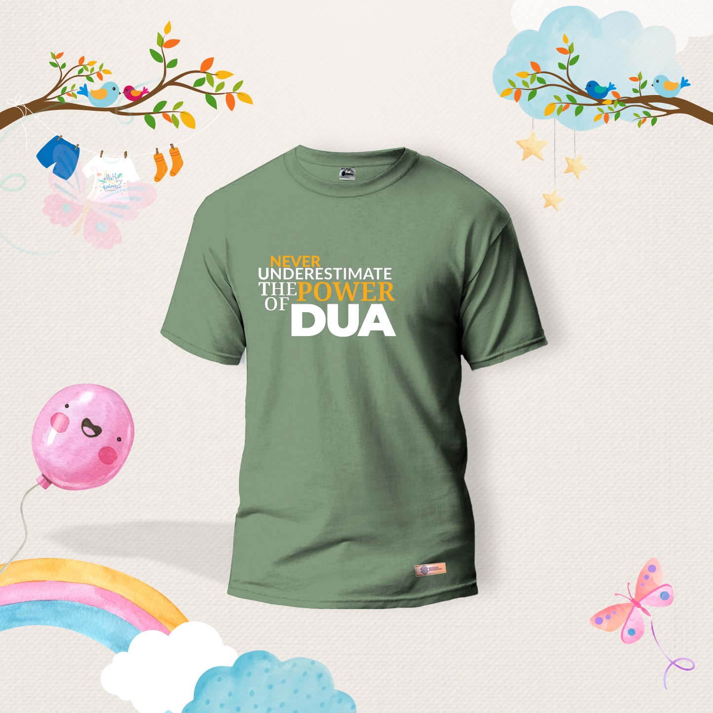 Never Underestimate The Power Of Dua Kids Shirts