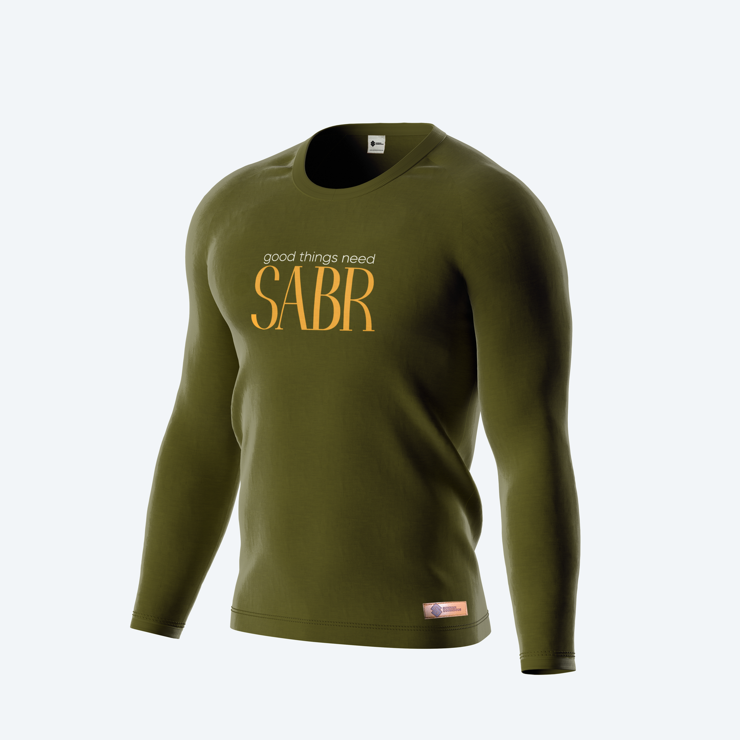 Good Things need Sabr Full Sleeves Shirt