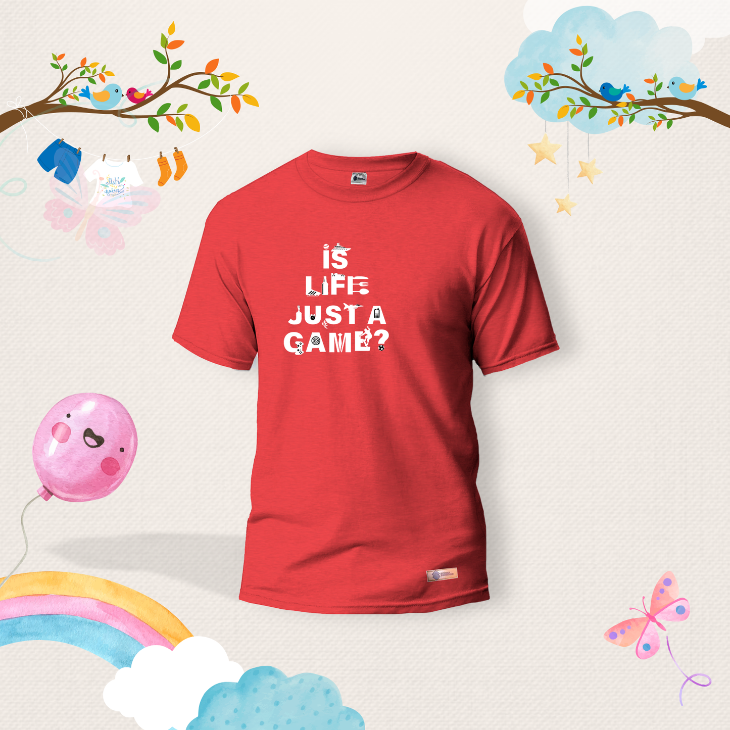 Is Life Just A Game Kids Shirts