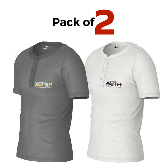 Pack of 2 Henley Shirt