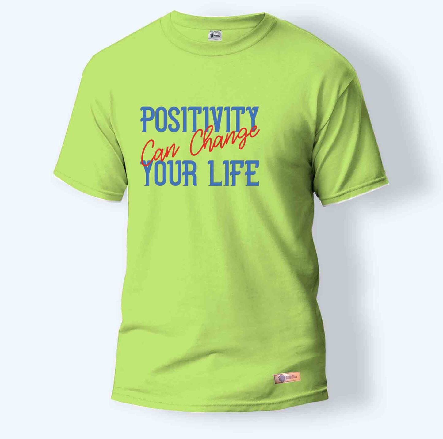 Positivity Can Change Your Life | Round Neck T-Shirt for Men