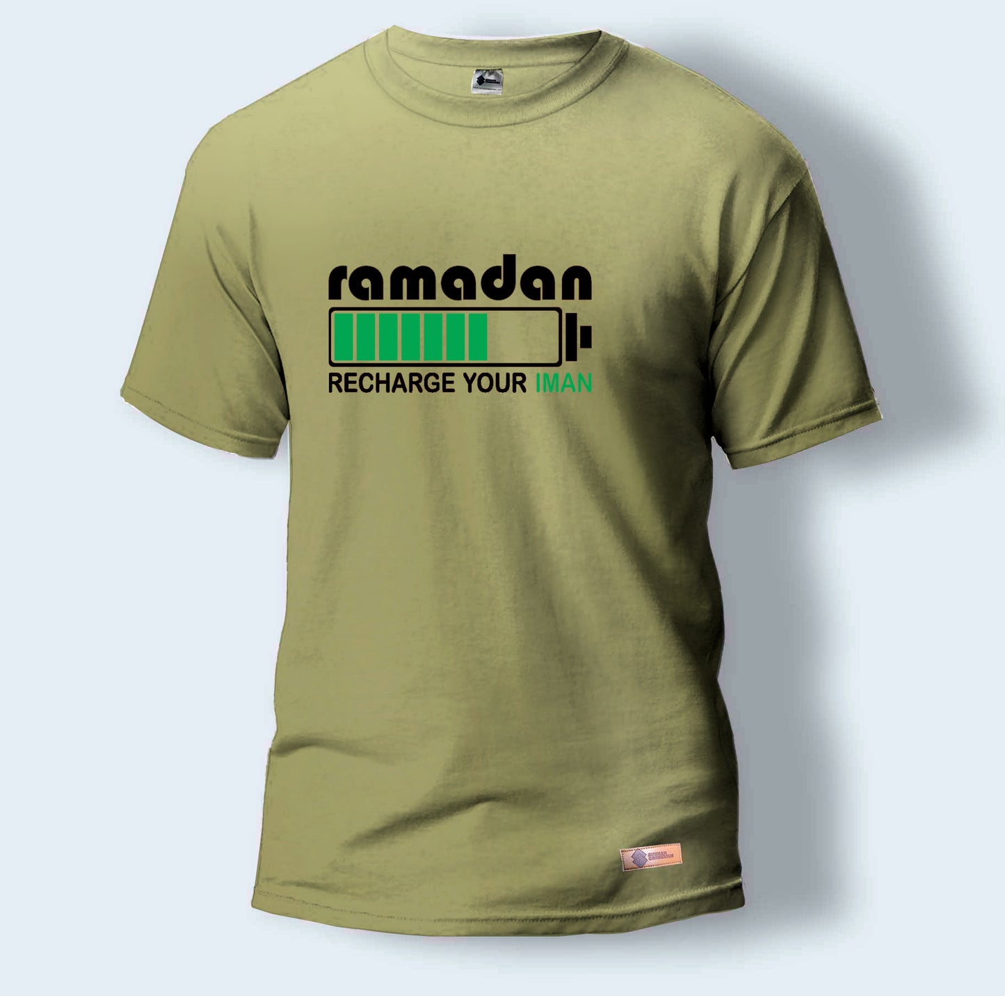 Ramadan Recharge Your Iman | Round Neck T-Shirt for Men
