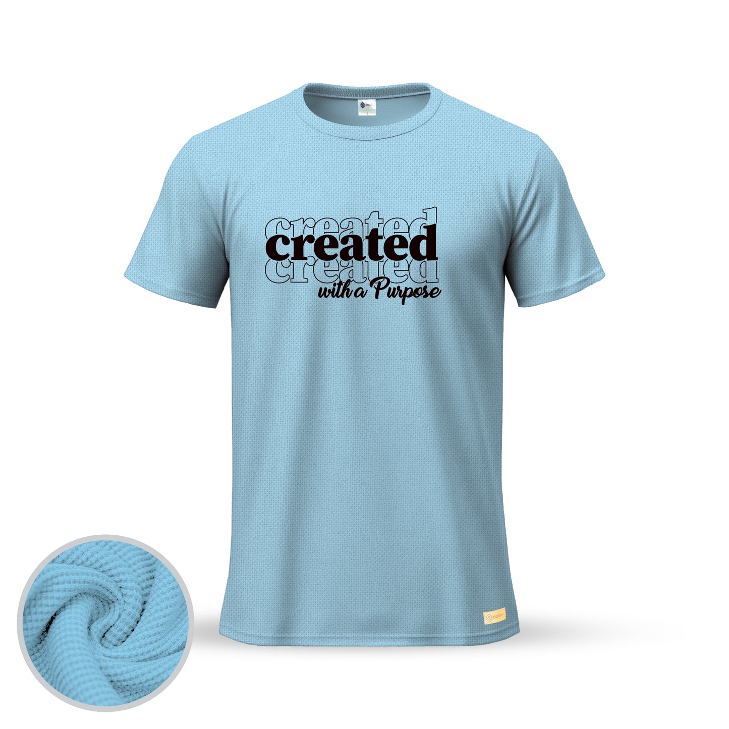 Created with a Purpose | Thermal Round Neck T-Shirt for Men