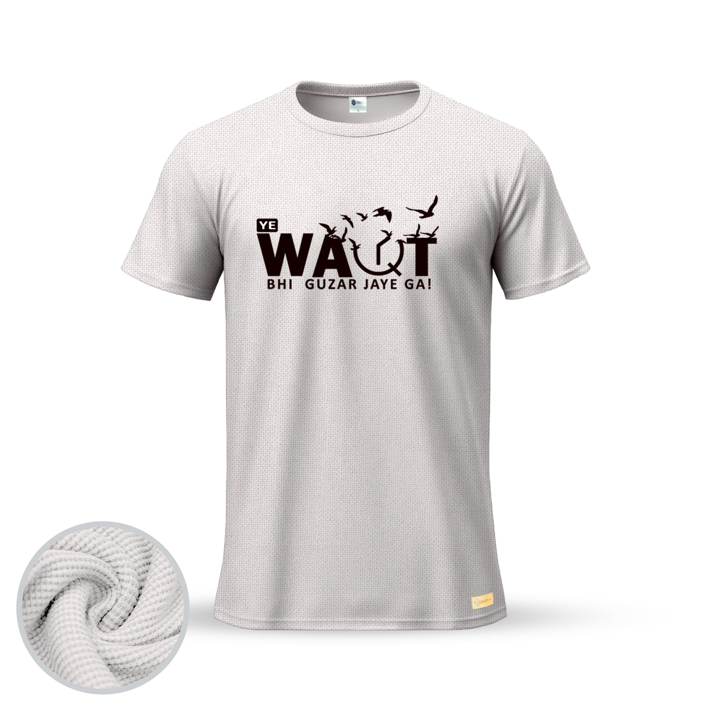 Ya Waqt bhi Guzar Jaye Ga! | Thermal Round Neck T-Shirt for Men