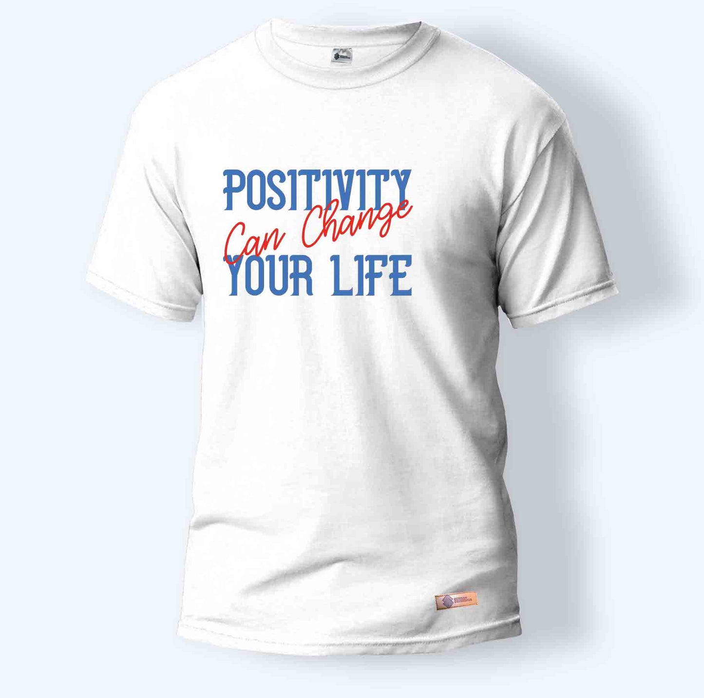 Positivity Can Change Your Life | Round Neck T-Shirt for Men