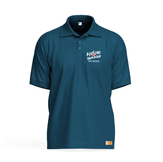 Follow The Sunnah Not Society Polo Shirt