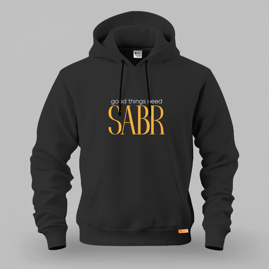 Good Things need Sabr Kangaroo Hoodie