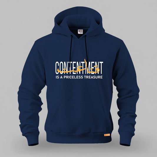 Contentment is a priceless treasure Kangaroo Hoodie