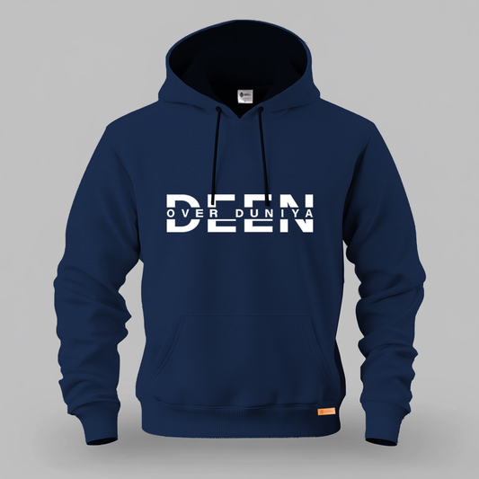 Deen Over Duniya Kangaroo Hoodie