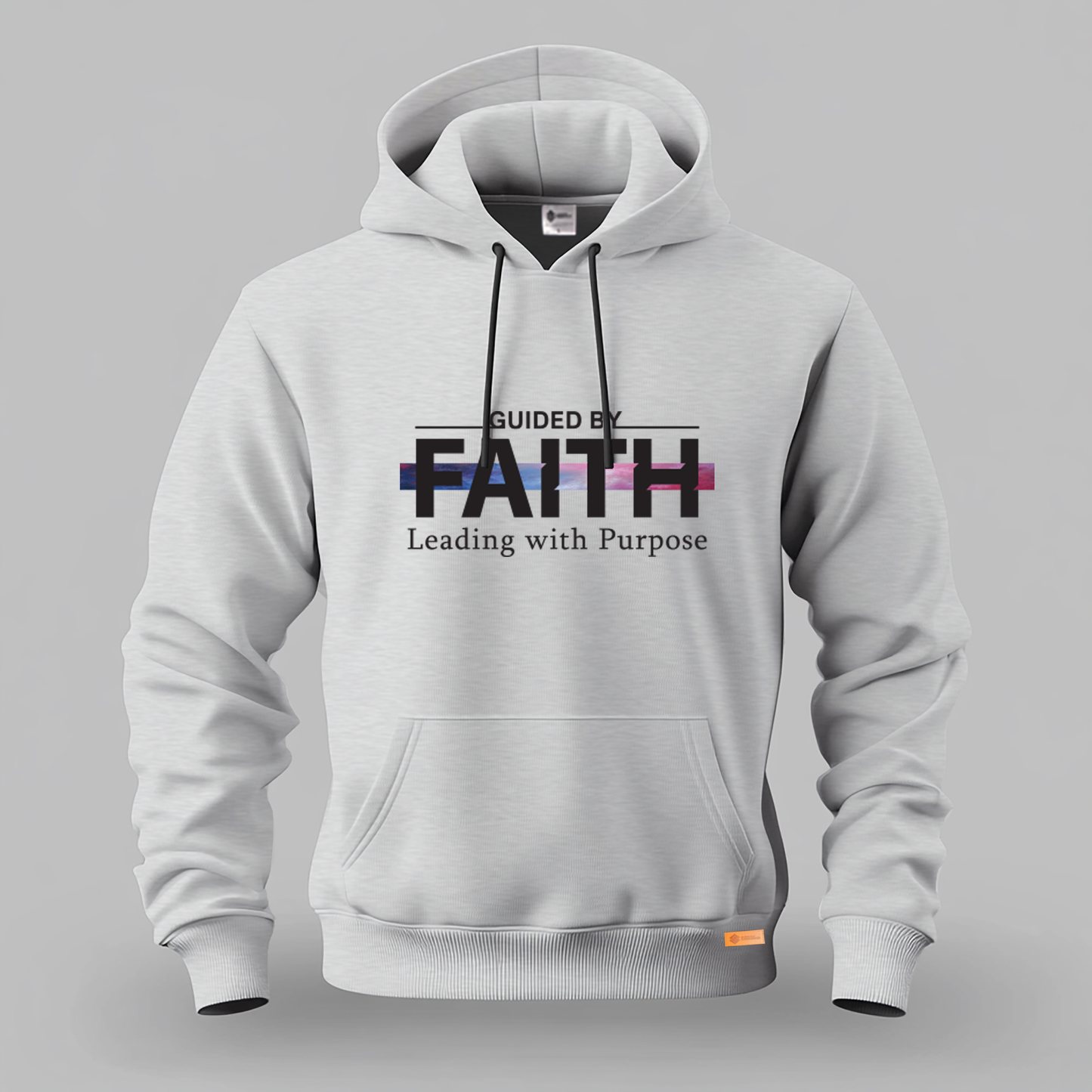 Guided By Faith Leading with Purpose Kangaroo Hoodie