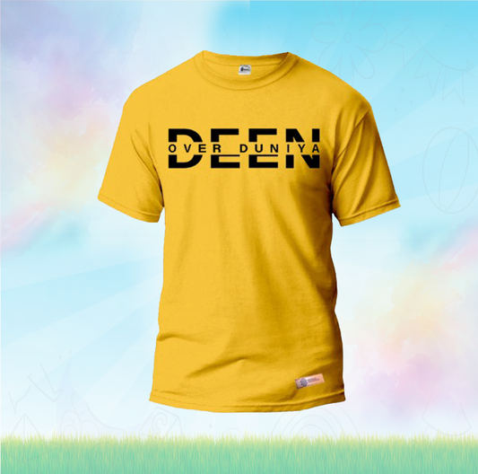 Deen Over Duniya Kids Shirts