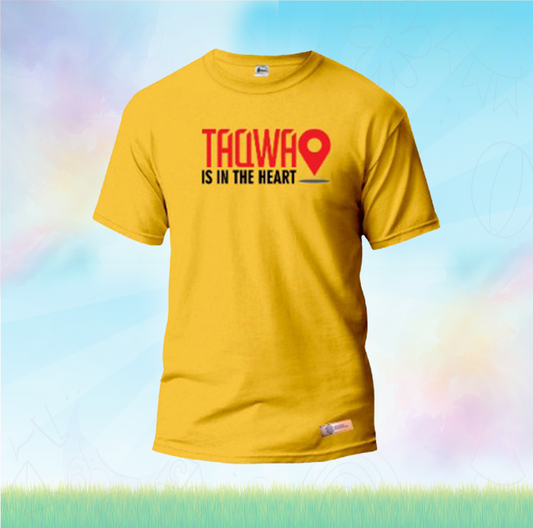 Taqwa is in the Heart  Kids Shirts