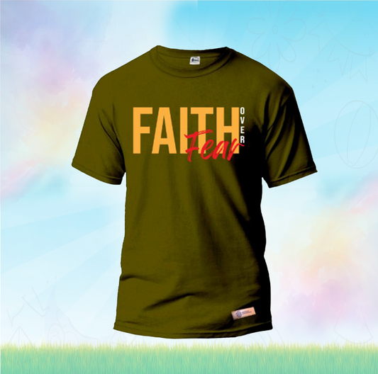 Faith Over Fear Kids Shirts