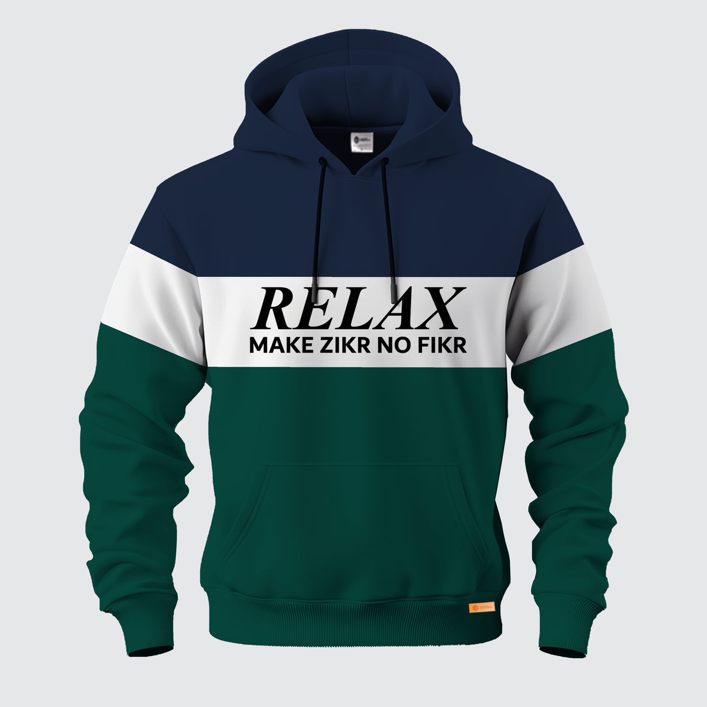 Relax Make Zikr No Fikr  | Kangaroo Hoodies | Pre Winter Sale