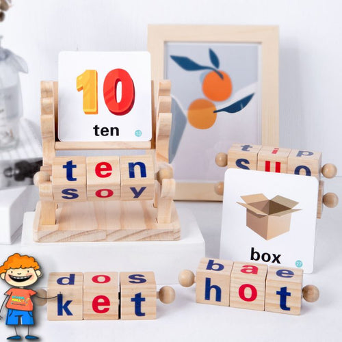 Word Cognitive Pairing Wooden Toy