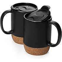 Cork Base Ceramic  Coffee Mug