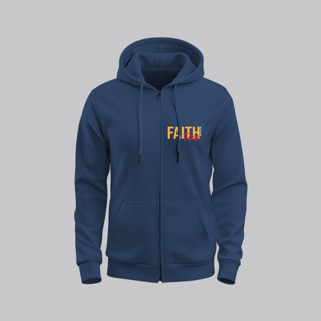 Faith Over Fear | Zipper Hoodie | Pre Winter Sale