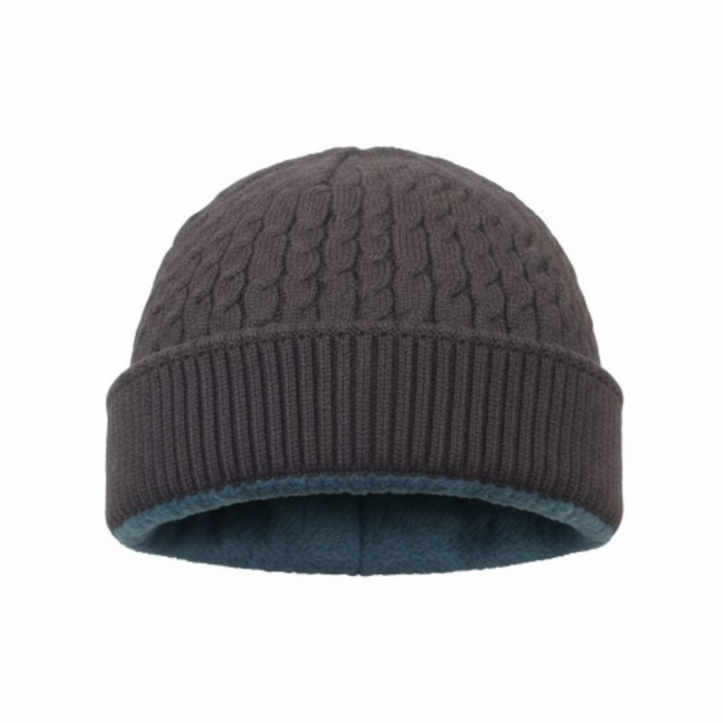 Knitted Beanie Cap | Fleece Fur Inside Unisex