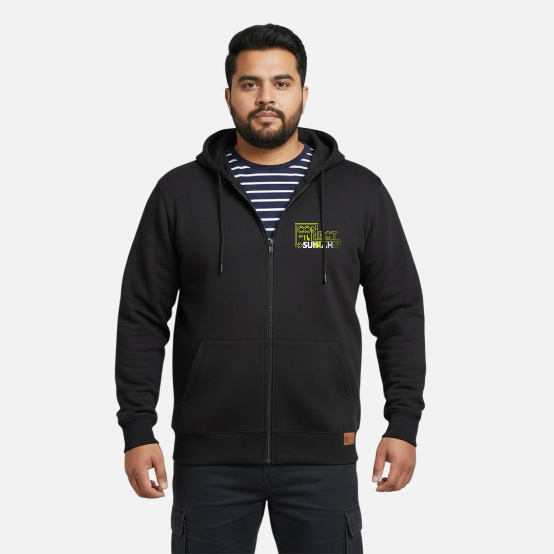 Connect With The Sunnah | Zipper Hoodie