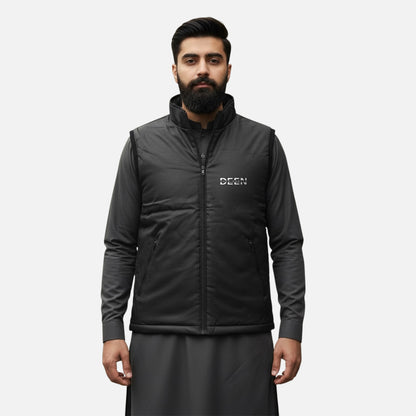 Black | Gilet Jacket