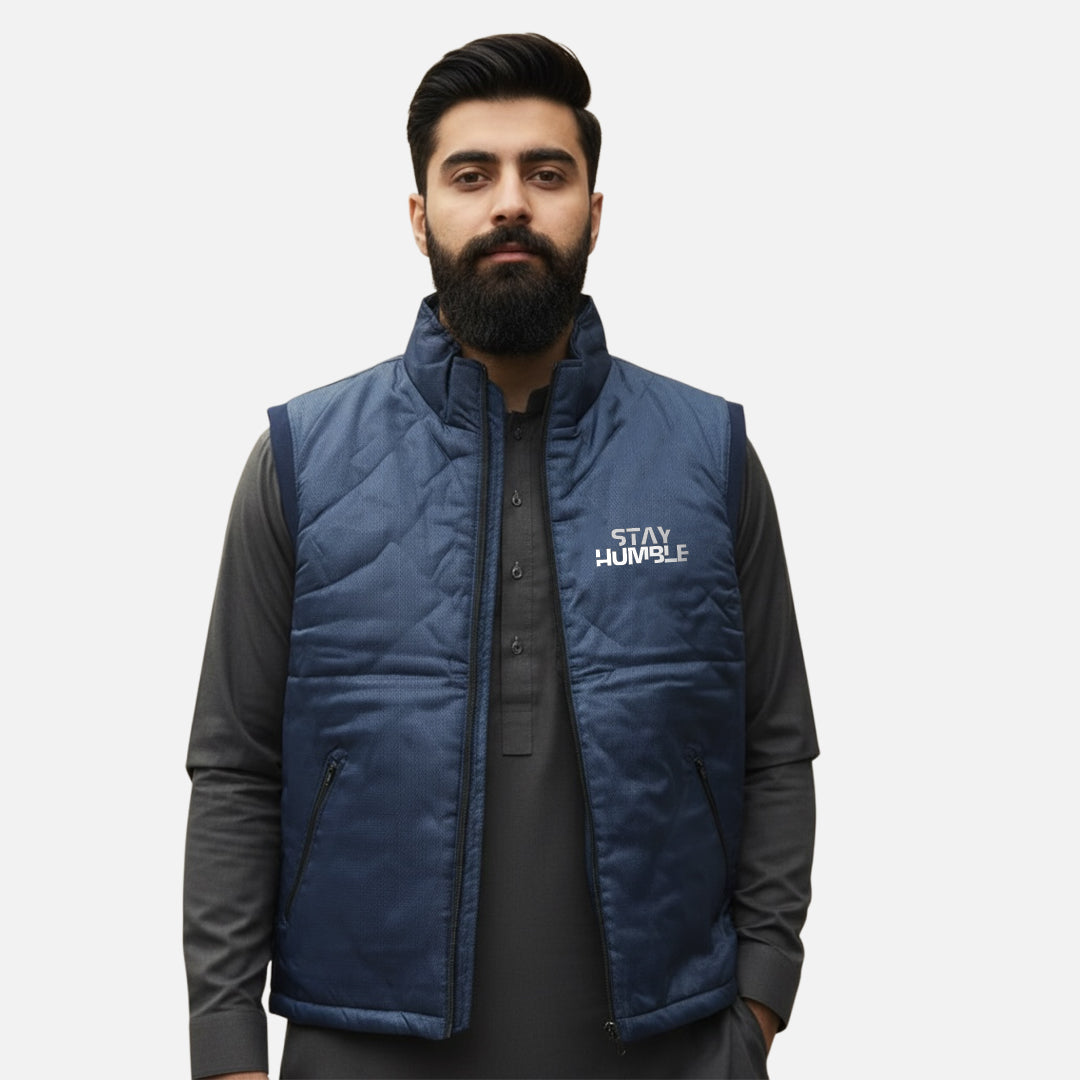 Navy Blue | Gilet Jacket
