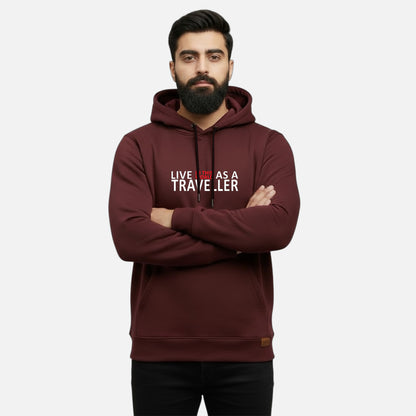 Live In This World As A Traveller | Kangaroo Hoodies