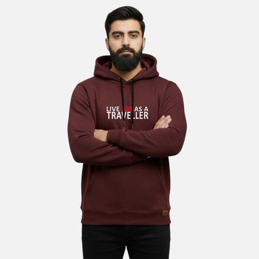 Live In This World As A Traveller | Kangaroo Hoodies