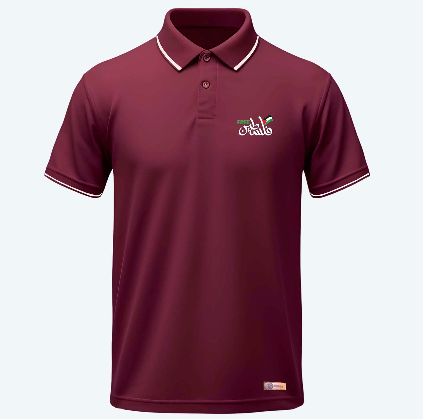 Free Palestine Polo Shirt