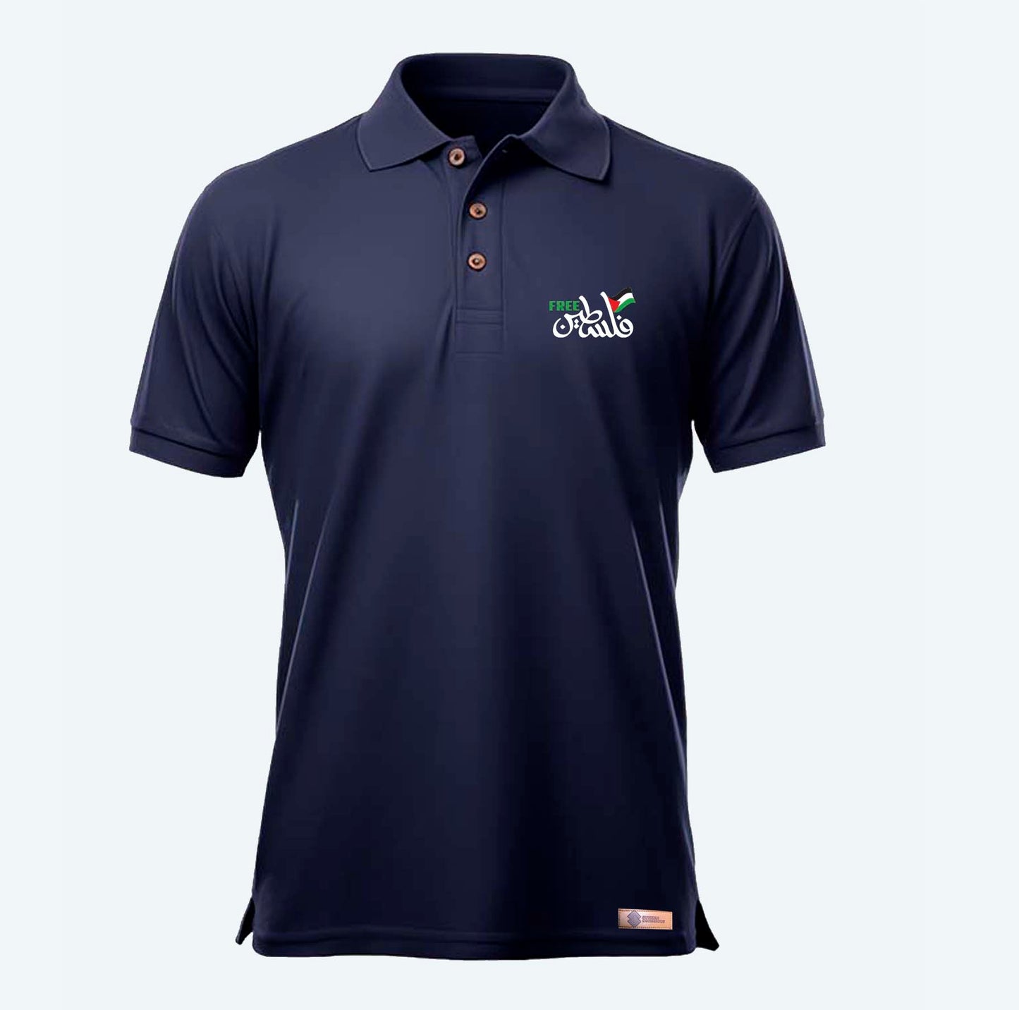 Free Palestine Polo Shirt