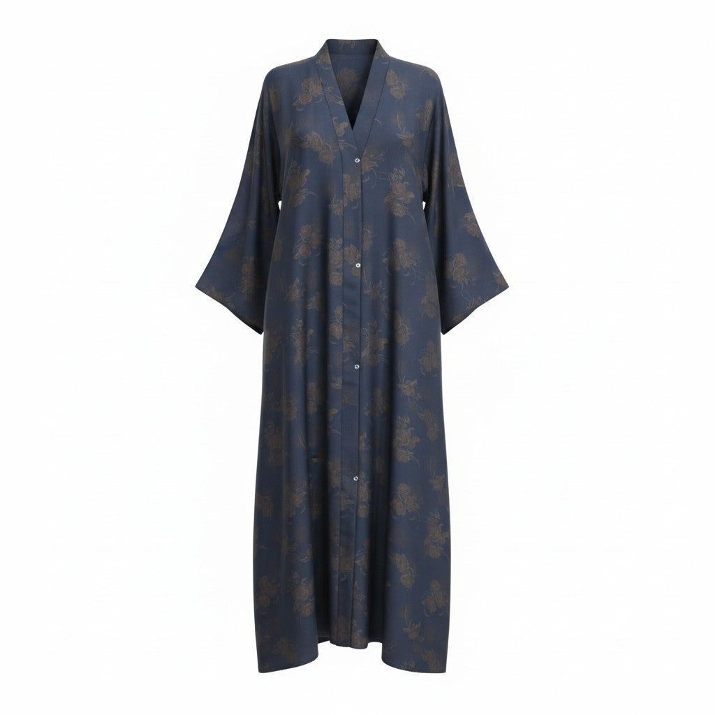 PRINTED ABAYA (FRONT OPEN)