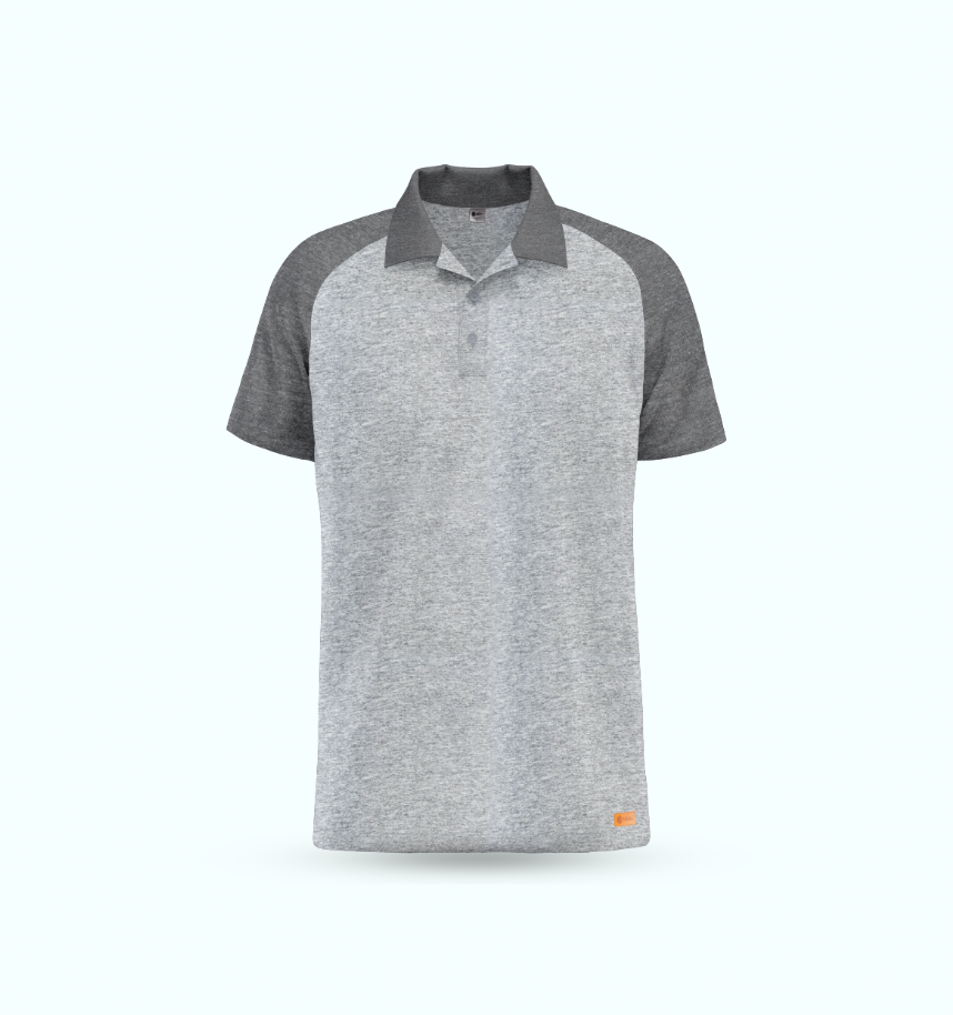 Plain Raglan Polo Shirt